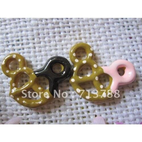 15pcs/lot flat back resin resin biscuit ,DIY resin craft accessories fashion resin cabochons