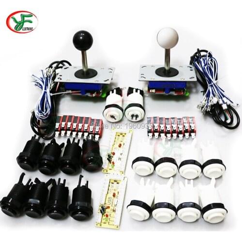 DIY Kit Zero Delay USB Controller PC Arcade Joystick Push Buttons Wire Harness