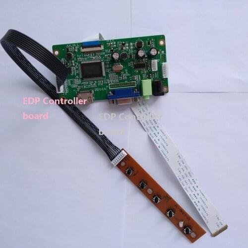 For HB140WX1-301 30Pin DIY LCD EDP DRIVER KIT VGA Controller 14" board 1366X768 SCREEN display monitor