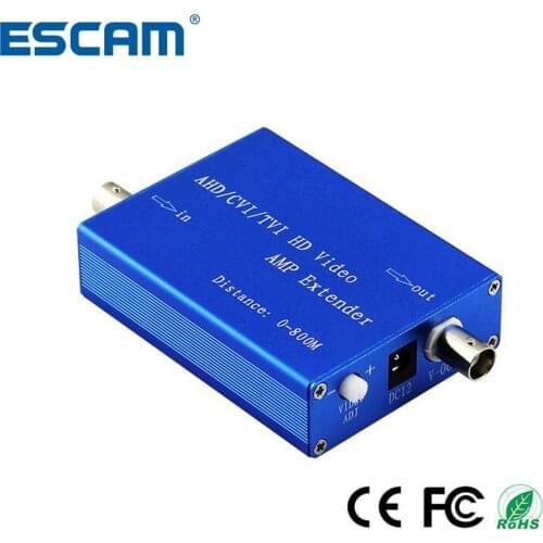ESCAM New Hot HD AHD/TVI/CVI Cameras Coaxial Video amplifier For 1080P AHD Security Camera DVR Kits Video Converter
