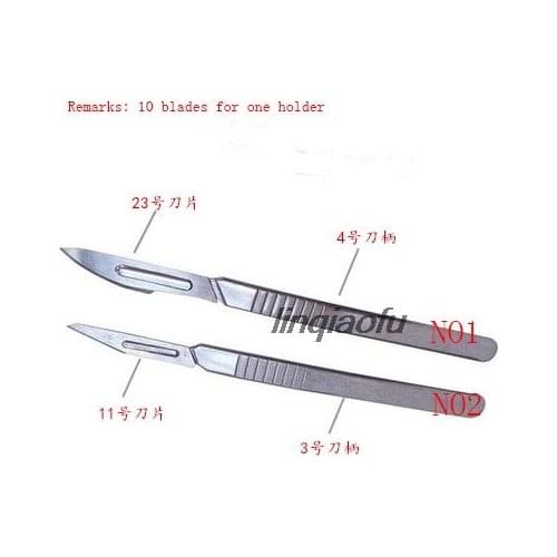 Engraving knife with stainless steel surgical handle Art knife