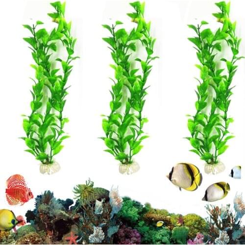 Simulated Water Grass Artificial Plants Aquarium Fish Tank Ornament Landscape Decor Lifelike Underwater Grass