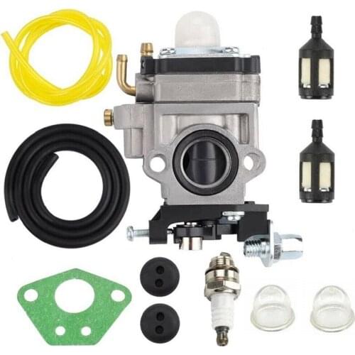 High Quality Carburetor Kit for 2 Stroke 15mm Strimmer Hedge Trimmer Brush Cutter Chainsaw Carburetor Kit Tool Parts