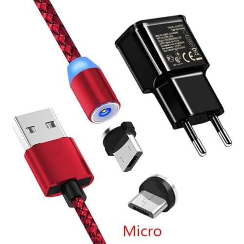 For Samsung Galaxy Nokia Huawei Honor 8A Xiaomi Redmi 6A LG HTC Android Mobile phone USB Charger Magnetic Micro usb Charge Cable