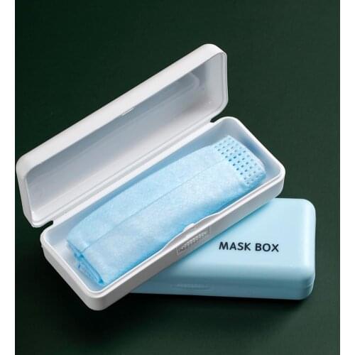 Latest Disposable Mask Storage Box PP Portable Waterproof Hygienic Mask Holder Product Case Organizer Easy Carrying Container
