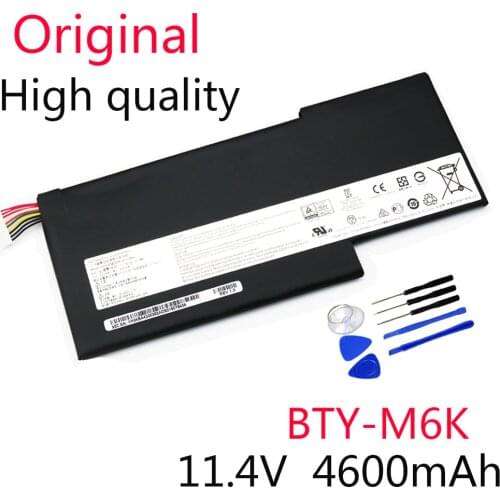 New BTY-M6K Laptop Battery For MSI MS-17B4 MS-16K3 GF63 Thin 8RD 8RD-031TH 8RC GF75 Thin 3RD 8RC 9SC GF65 Thin 9SE/SX 52.4Wh