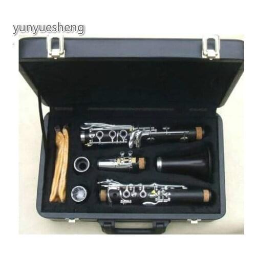 New ebony wood clarinet Bb Nice Material Tone mouthpiece set case etc