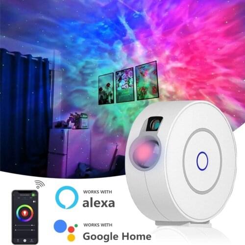 Star Projector Remote Control Nebula Cloud Night Lamp Projector for Home Party Decoration