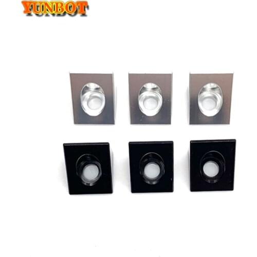 4PCS 3D Printer parts openbuilds 2020 Aluminum Block triangle aluminum block V-slots two-way connector bracket for 3D printer