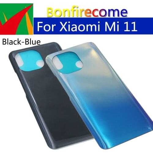 10Pcs\Lot Replacement For Xiaomi Mi 11 Back Glass Battery Cover Rear Door Housing Case