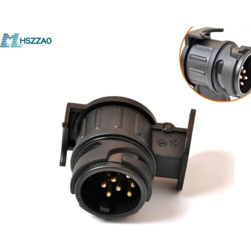 12V 13 To 7 Pin Plug Adapter Electrical Converter Truck Trailer Connector BD Auto Accessories