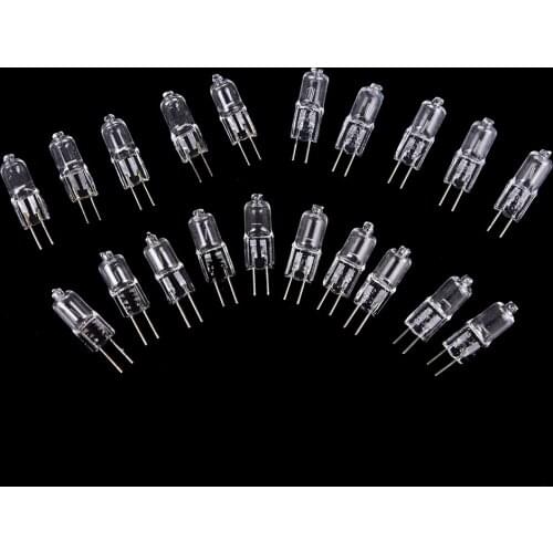 3Pcs 12V 10W 20W 35W 45W Tungsten Halogen Bulb Lamp Lighting LED Light Bulb Mini LED G4 Bulb Halogen Light Bulb G4 LED Lamp