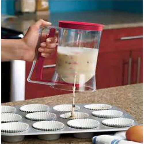 900ml Measuring Cup for Cupcakes Pancakes Cookie Cake Muffins Batter Flour Paste Dispenser Baking Tools Measuring Cup Glass