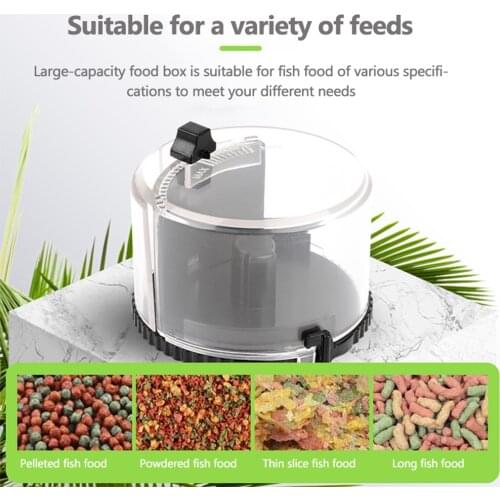 Automatic Fish Feeder Aquarium Intelligent Timing Fish Feeder Dispenser Aquarium Accessory Feeding Device Volumes Control Feeder