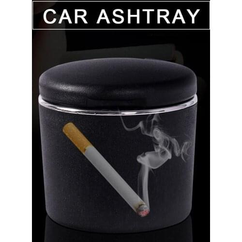 Car Led Ashtray Portable LED Light Car Ashtray Universal Car Accessories Cigarette Cylinder Holder