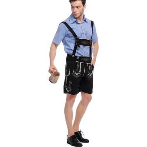 Free PP New Mens German Beer Festival Oktoberfest Lederhosen Hat Beer Maid Women Bavarian Costume