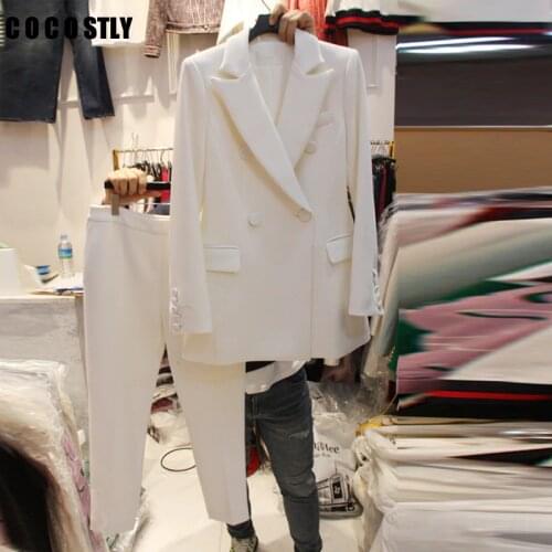 Женские осенние брючные костюмы COCOSTLY China At AliExpress