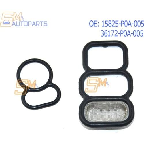 2Pc For HONDA Accord 4 Cylinder 1994-2002 VTEC Solenoid Spool Valve Gasket 15825-P0A-005 36172- P0A-005