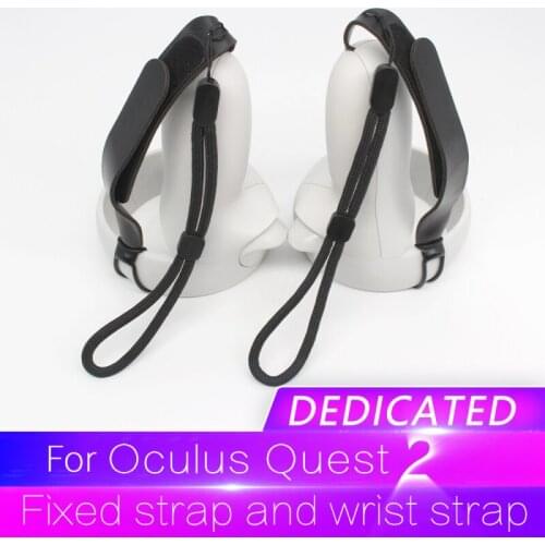 For Oculus Quest2 VR Glasses Touch Controller Grip Straps Adjustable Wrist Strap For Oculus Quest2 Anti Falling Fixed Belt