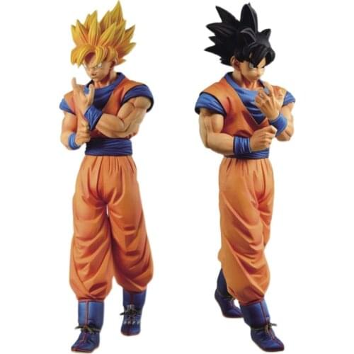 Original Banpresto BP Solid Edge Works SSJ Goku Action Figure Model Kids Toys Anime Figurals Brinquedos