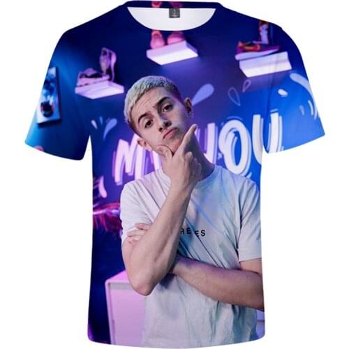 Michou 3D Print Spring Summer Preppy Men/Women Street Clothes T-shirt Streetwear Kawaii style