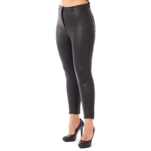 Hanezza Women's Leather Pants