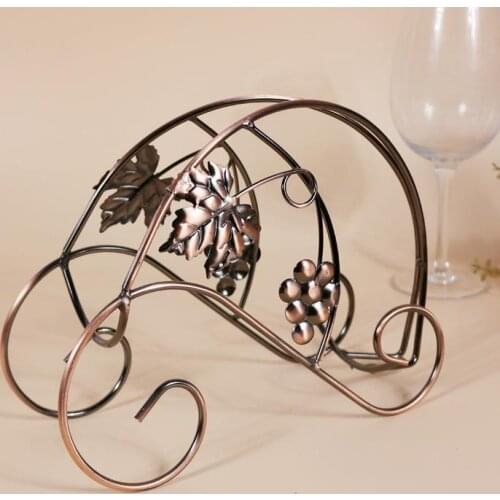 Metal Cube Wine Holder New iron bionic design Red Wine Rack Home Beer whisky Bottles Support Tool Furnishings Accessories