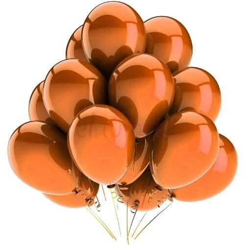 Metallic Orange Balloon (5 Pcs) 422940645