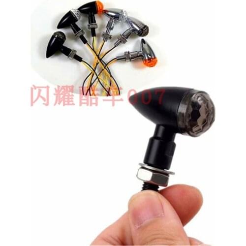 Mini motorbike flashing indicator moto flasher for kawasaki honda suzuki benelli vespa yamaha LED motorcycle turn signal light