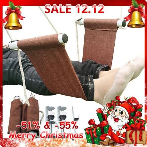 Desk Hammock Foot-Rest-Stand Office Mini Adjustable Goodwin Canvas