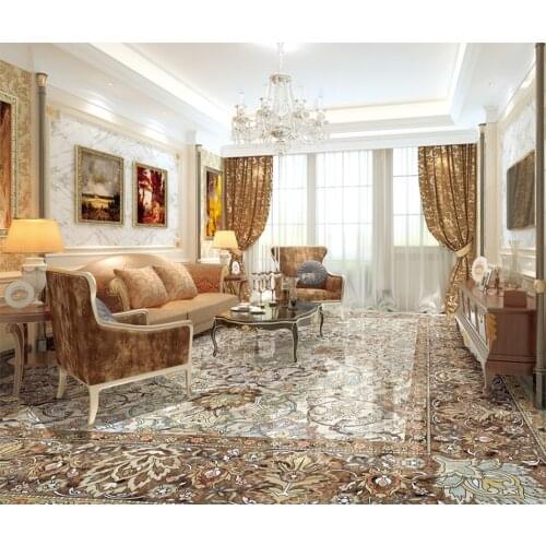 Wallpaper for floor 3 d for living room Parquet floor in living room 3d floor painting wallpaper