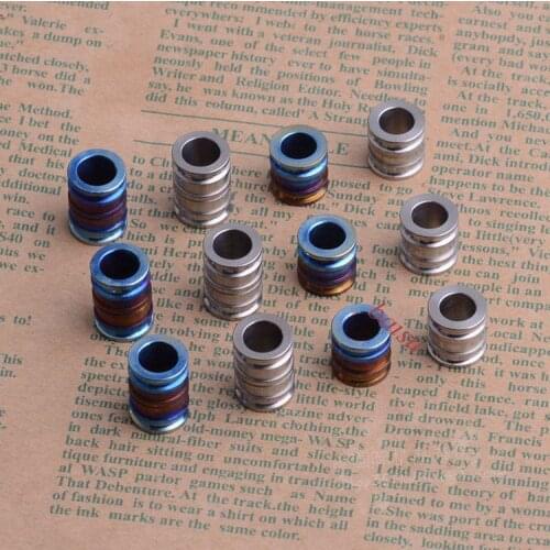 Titanium alloy knife pendant titanium rope pendant rope buckle titanium pendant round knife pendant DIY umbrella rope pendant