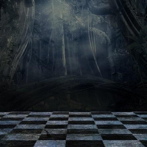 Nitree Photo Studio Props Photography Backdrop Gothic Take PicturesNight Forest Floor Vinyl Background Cloth For Portrait