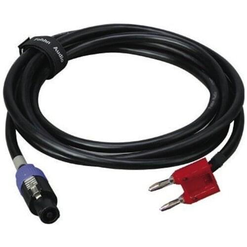 Brand New KL 25'-15 Gauge Speakon To Banana Speaker Cable