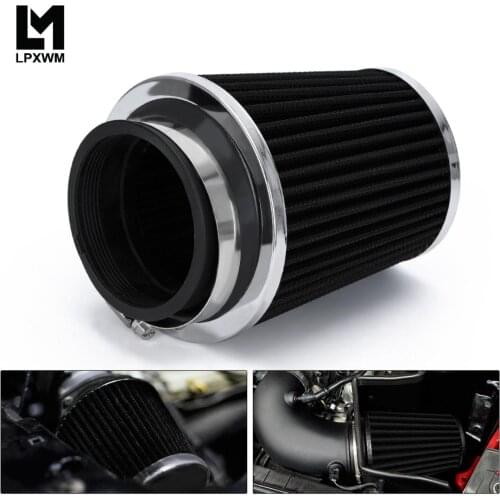 Universal car high flow cold air intake air inlet air intake system mushroom head air filter neck 76mm / 70mm / 63.5mm / 60mm