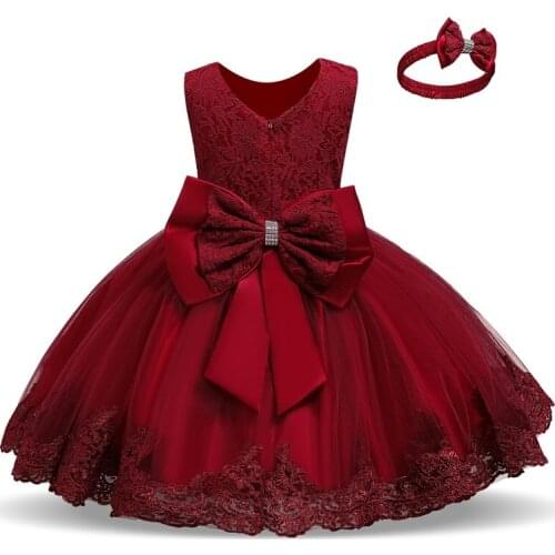 Winter Christmas Princess Dress For Kids Girls Embroidery Tulle Party&Wedding Tutu Vestidos Children Ball Gown New Year Costume