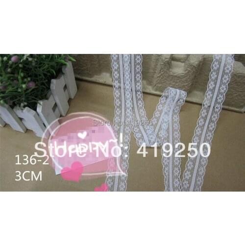 400yard Handicrafts Net Lace Trim Ribbon Flat Lace Trim Gorgeous Wedding Crafts Sewing