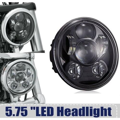 Motorcycle Accessories 5.75 LED Headlight 5 3/4 Inch LED Headlamp For Harley Dyna Sportster Victory Triumph Indian Iron 883