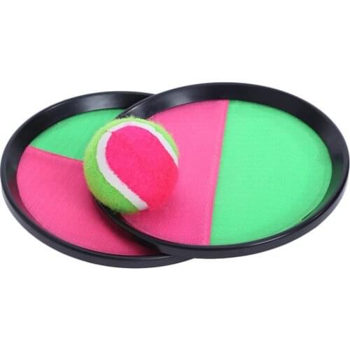Toss Catch Ball Kids Sticky Target Ball Throw Chuck Ball Toy Set Sticky Disc