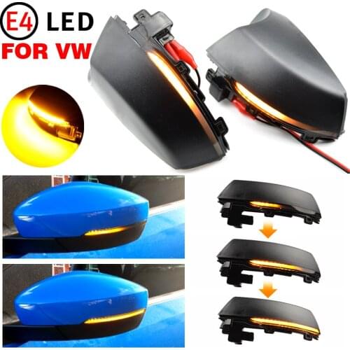 Dynamic Blinker for Volkswagen Polo 6R 6C MK5 LED Turn Signal lights flasher 2010 2011 2012 2013 2014 2015 2016 2017
