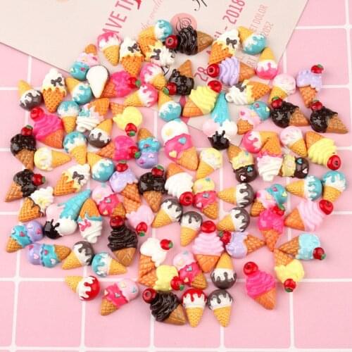 Addition Slime Ice Cream Charms Additives for Slime Supplies Filler DIY Polymer Accessories Toy Lizun Model Tool for Kids Toys E