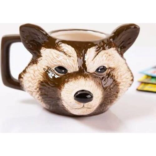 Creative 3D Raccoon mug cups and mugs