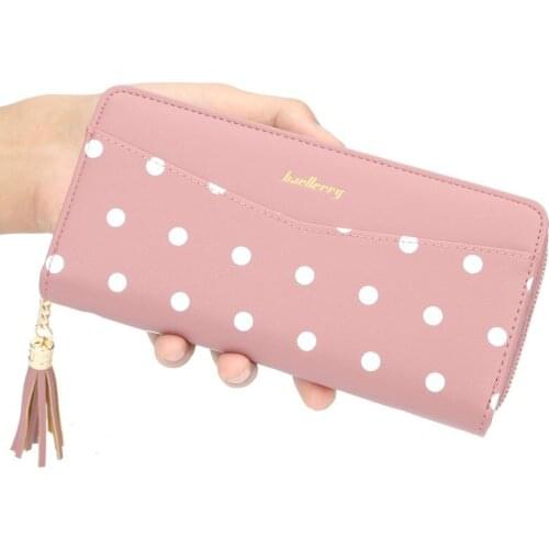 Fashion Female Business Zipper Wallet Ms PU Leather Clutch Coin Purse Solid Long ID Card Holder Card Bag New Women Bag