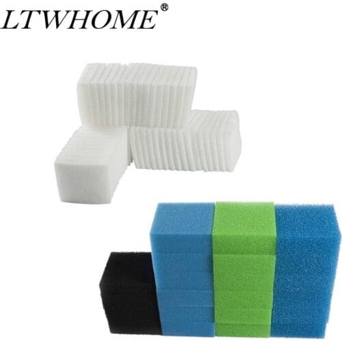 LTWHOME Value Pack of Fine, Carbon, Coarse, Medium and Poly Filters Set Fit for Juwel Standard/ BioFlow 6.0/ L