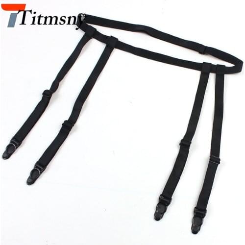 1 Piece Hot Sale Sexy Women Lady Adjustable Black Suspender Waist Garter Belt For Stockings Clubwear Lingerie Garters