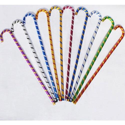 New Arrival adult size nice Belly Dancing Canes colorful Belly Dance Jazz Crutch Canes Belly Dancing Accessories Cane 10pcs/lot