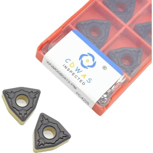 WNMG080412 PM PC4225 Carbide insert External Turning Tools Lathe cutter Tool turning insert For processing steel parts