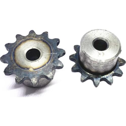 2PCS Sprocket 9/10/11/12/13 Teeth Chain wheel 04C 25B 25H Small sprocket 6mm Hole diameter
