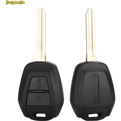 10pcs jingyuqin Ignition Remote Car Key Shell Case Fit For ISUZU D-Max TOY43 Blade Key Fob Cover Replacement 2 Buttons