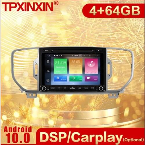 2 Din Carplay Android Radio Receiver Multimedia Stereo For KIA SPORTAGE 2016 GPS Navigation Auto Video Audio Recorder Head Unit